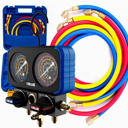 Dubbel analog tryckmätare inställd Värde VRM2-B-0801