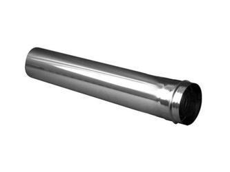 Koncentriskt rör DN80/125 500 mm luft-/rökgasrör