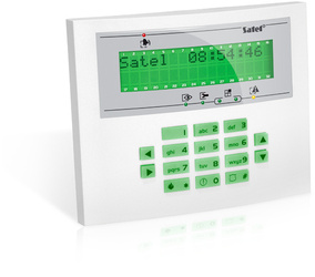 LCD-knappsats för larmsystem SATEL INT-KLCDL-GR