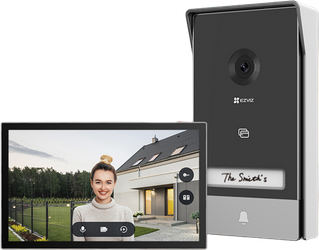EZVIZ HP7 kit de intrare prin ușă video cu funcție de înregistrare și acces de la distanță