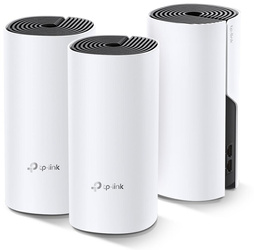 TP-Link Deco E4 Wi-Fi Mesh System, Juego de 3 Piezas, Internet en casa