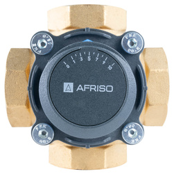 aRV 486 ProClick 4-way rotary mixing valve DN40, Rp1 1/2 inch, Kvs 25