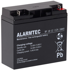 AGM akkumulátor ALARMTEC BP sorozat 12V 18Ah