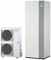 Bomba de calor split aire Atlantic Excelia AI Tri Duo - 11 kW, trifásica, 400 V con calentador de ACS. 190l