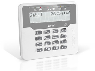 SATEL KNAPPSATS VERSA-LCDR-WH MED LÄS. RFID