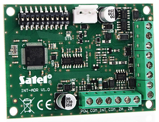 INT-ADR addressable zone expander for alarm systems