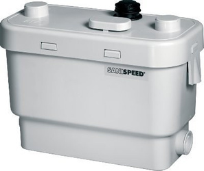 Bomba de baño Sanispeed sin inodoro con funciones adicionales para hasta 4 unidades