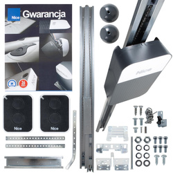 Set Nice SPIDO 600 pentru ușa de garaj cu curea SR16B 2x 1.6m