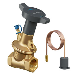 Válvula HydroControl D PN25 DN20 530 kPa con rosca hembra y válvula HydroPort