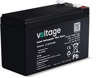 Batterie AGM Voltage d'une capacité de 12V 9Ah modèle VE12-9.0