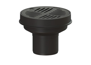 Avaloir plastique ECOGUSS SYSTEM100 DN100 d110 avec sortie verticale sans siphon KL.B125 12.5T