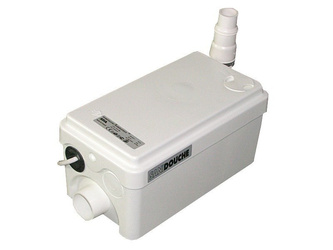 Sanidouche-Pumpe zum Ablassen von Wasser aus Duschen, Waschbecken, Badewannen und Bidets