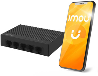Switch Custodia in plastica Imou 5 porte SF105C 100Mbps