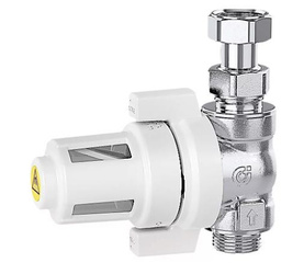 Caleffi XS - Unità filtrante con magnete per installazione sottocaldaia. Versione diritta, attacco: G 3/4 pollici A (ISO 228-1) GZ, attacco diritto