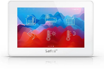 Manipulateur SATEL avec écran tactile 7" INT-TSH2R-W blanc