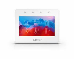 Toetsenbord SATEL met 4,3" touchscreen INT-TSG2R-W wit