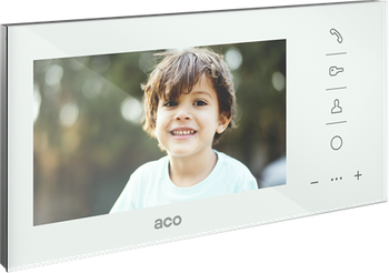 ACO GLASS-PRO-7 WH Familio COMO PRO Monitor de 7 inch