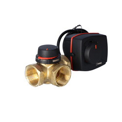 Set: 3-way valve VRG131 DN32 and actuator ARA 661, 230 V AC