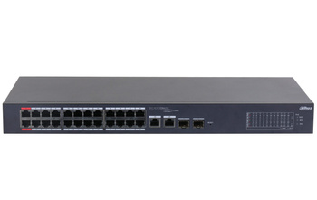 Switch Dahua CS4226-24ET-240 26 portos 24x PoE 2x uplink combo 240W felhő menedzselése