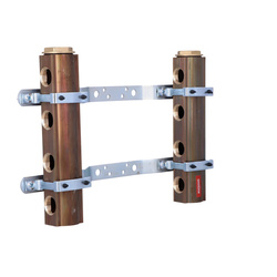 Distributeur en ligne pour les c.o.1" circuits 4 sans raccords