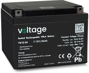 AGM Spannung 12V 26Ah VE12-26 Batterie