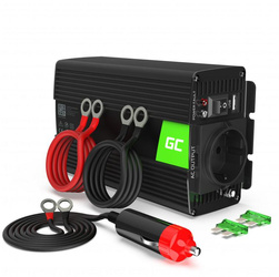 Przetwornica Napięcia Inwerter Green Cell 12V na 230V 300W/600W Czysta Sinusoida INV05DE