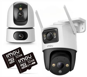 Set de 2 camere IP IMOU Ranger Dual 10MP (5MP + 5MP) și Cruiser Dual 10MP (5MP + 5MP)