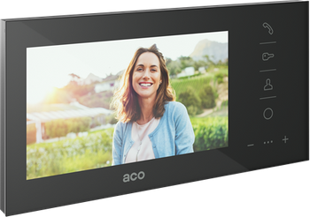 ACO GLASS-PRO-7 BK Familio COMO PRO Monitor de 7 pulgadas