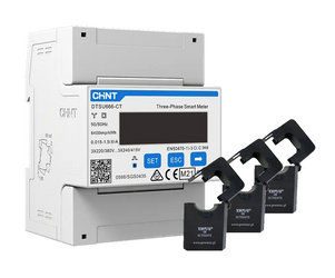 Dreiphasen-Energiezähler Chint DTSU666CT + 3× Stromwandler SCT024TS 100/5A