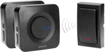 Bezdrátový zvonek se 2 přijímači ORNO OR-DB-MT-165
