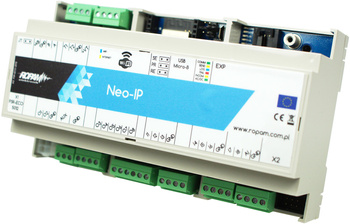 ROPAM NEO-IP-D9M kontrollpanel med stöd för upp till 9 zoner
