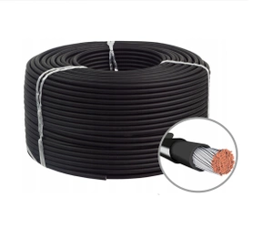 Fotovoltaikus kábel MG Drótok 1x6mm2, 0,6/1kV, fekete H1Z2Z2-K-6mm2 BK, 50m csomagolásban