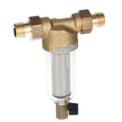Mini-plus filter for drinking water, 3/4 inch, with rinsing